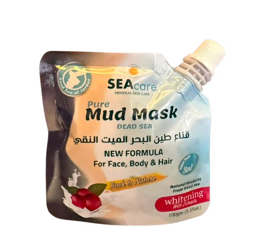 SEAcare Pure Dead Sea Mud Mask – Whitening Formula (100g)
