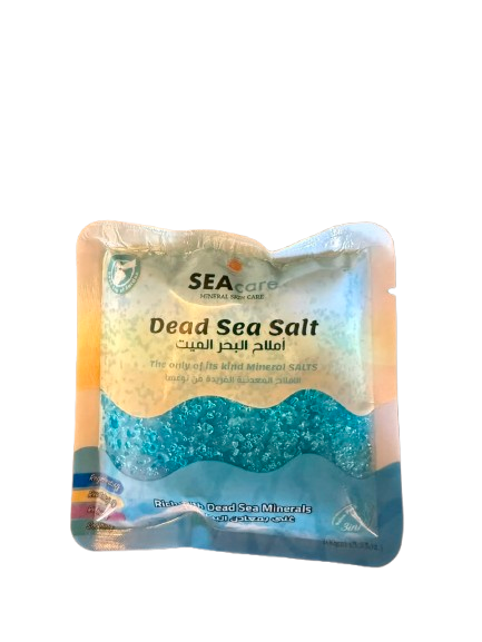 SEAcare Dead Sea Salt – Refreshing Blue Crystals (100g)