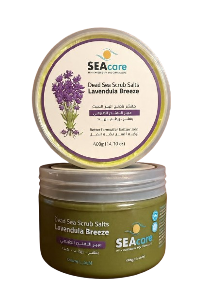 SEAcare Dead Sea Scrub Salts – Lavendula Breeze (400g)