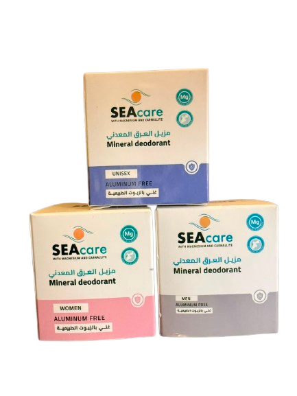 SEAcare Mineral Deodorant Cream – Trio Collection (Unisex, Women, Men)
